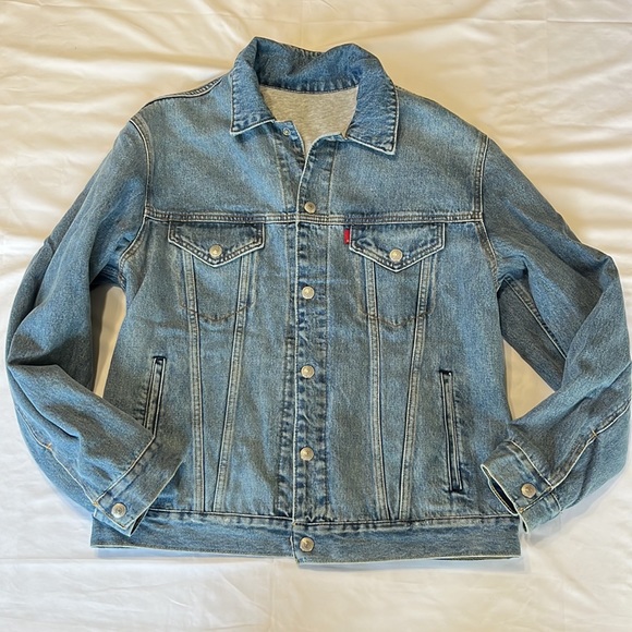 Levi's Vintage Premium Reversible Varsity Jean Jacket NEW WITH TAGS - Picture 9 of 16